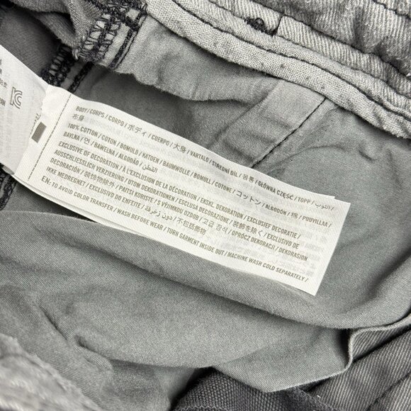 Abercrombie & Fitch Cargo Pants Mens 30x32 Gray Jogger - Picture 6 of 10